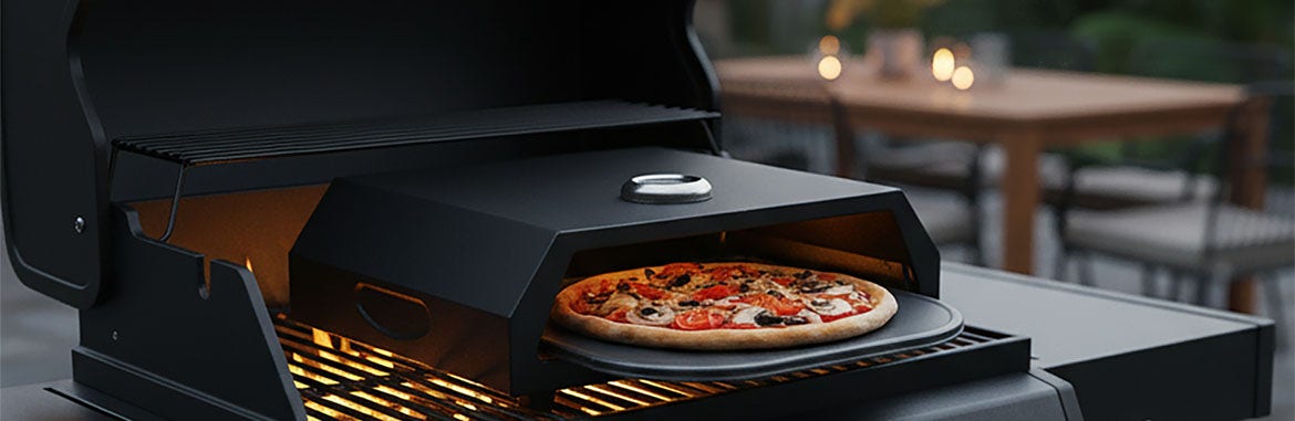 Convierta cualquier parrilla en un horno para pizza