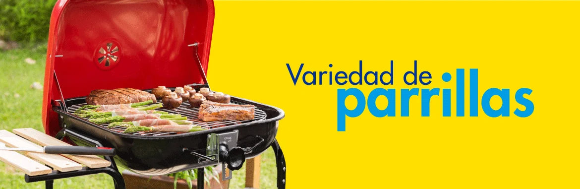 Variedad de parrillas en nuestras tiendas