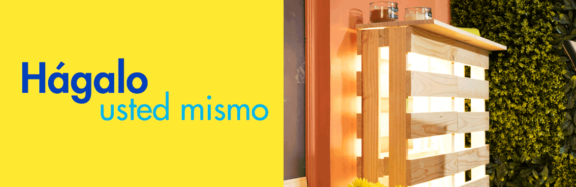 Cree un práctico mueble auxiliar con tarimas