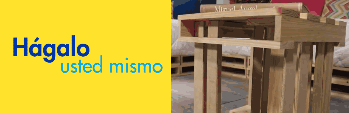 Haga su mesa de sala con tarimas