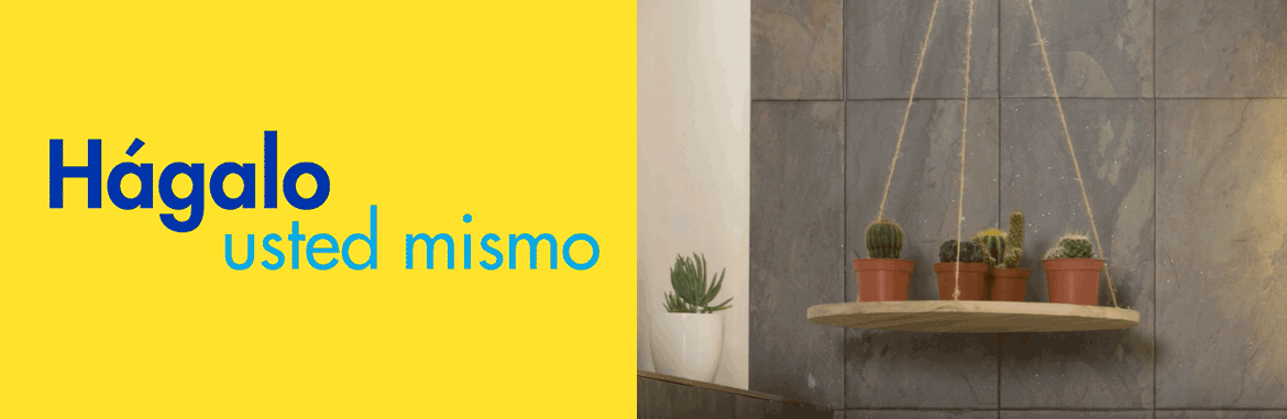 Una repisa colgante para su baño