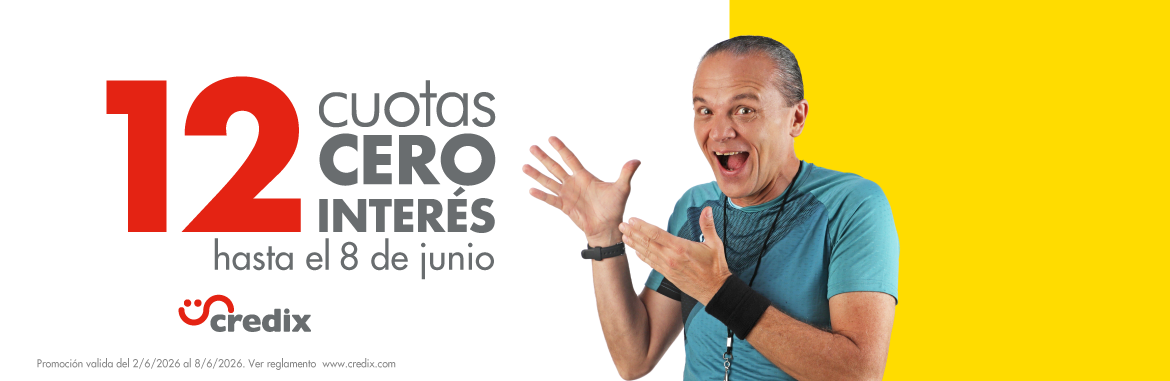 Sus compras a 12 cuotas sin interés con Credix