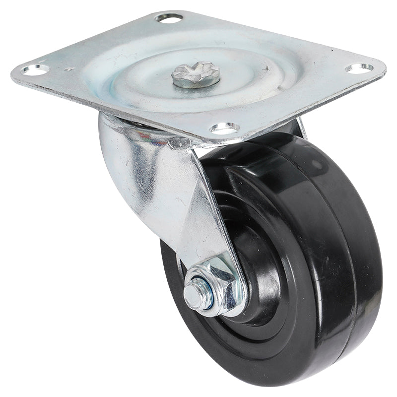 3" Rubber swivel caster 95 kg