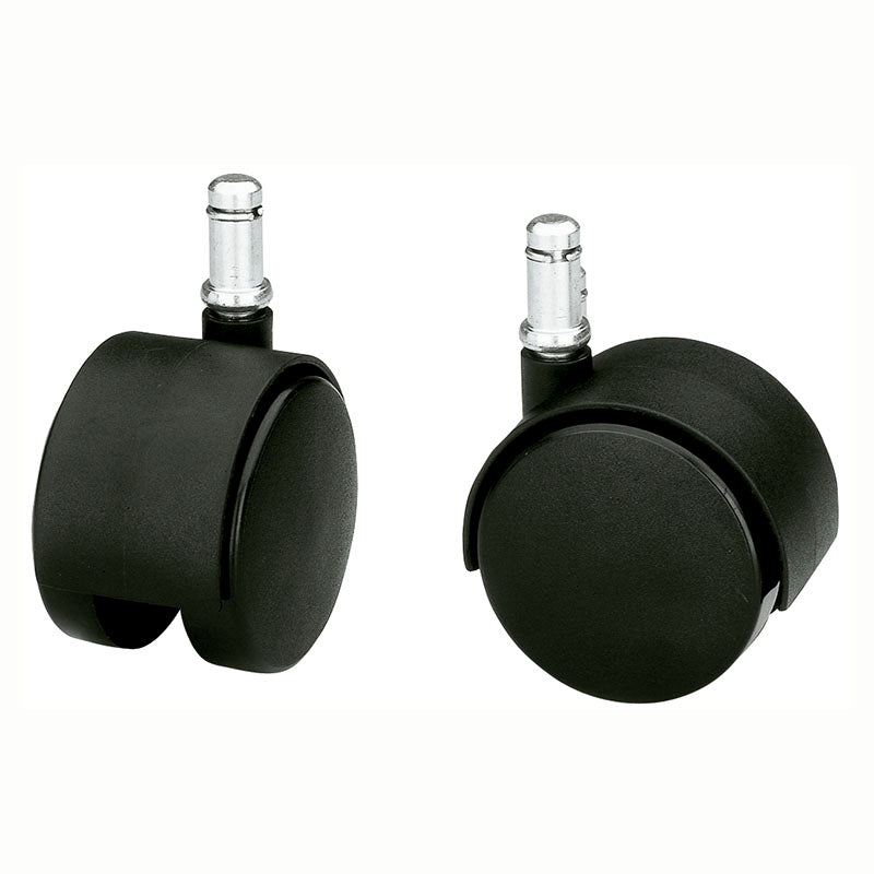 Rodin giratorio nylon base tipo espiga 1 1/2" soporta hasta 35 kg