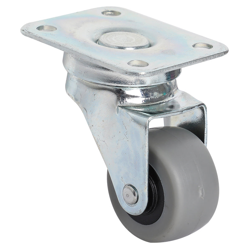Rodin giratorio poliamida base tipo placa 11/4" soporta hasta 15 kg