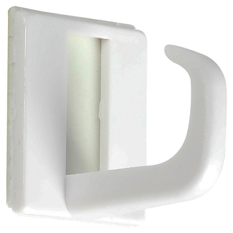 Adhesive plastic hook with stronger grip holds 0.45 kg 6 pcs