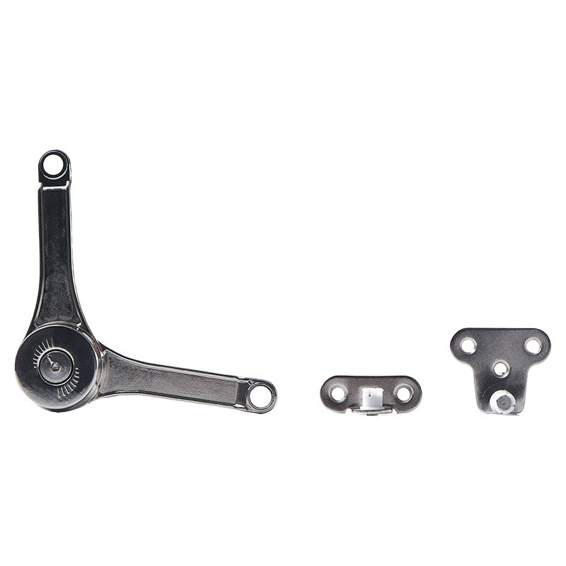 Brazo mecánico de aluminio tubular plata 1 ud