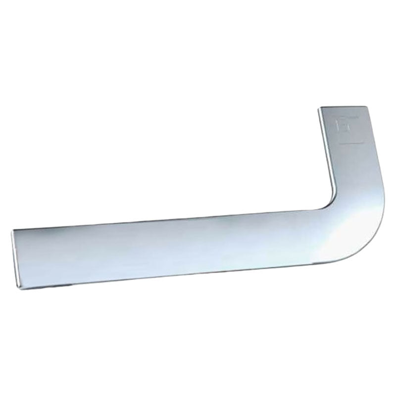 Terminal para riel perfil tipo gola superior derecho mate