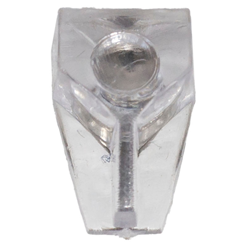 Soporte plástico transparente 10 uds
