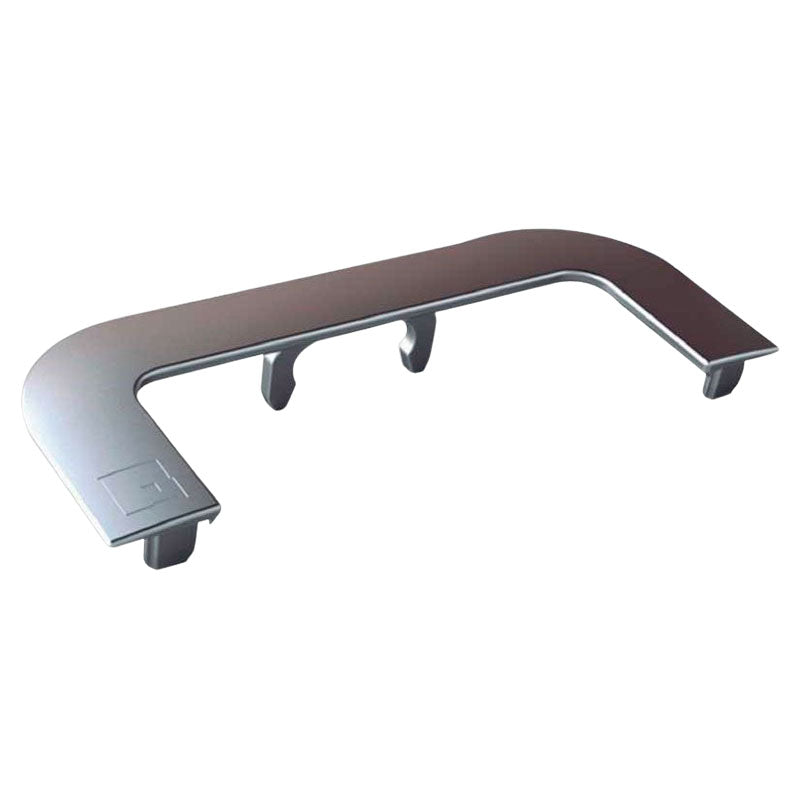 Right end, matte recessed pull