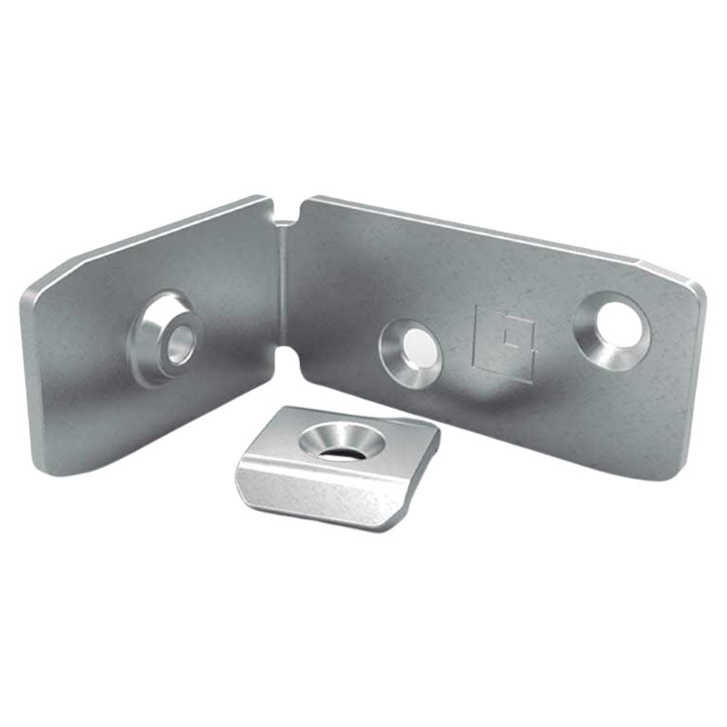 Chromed gola metal fixing 1 pc