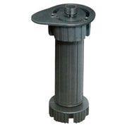 Circular gray plastic foot 1 pc