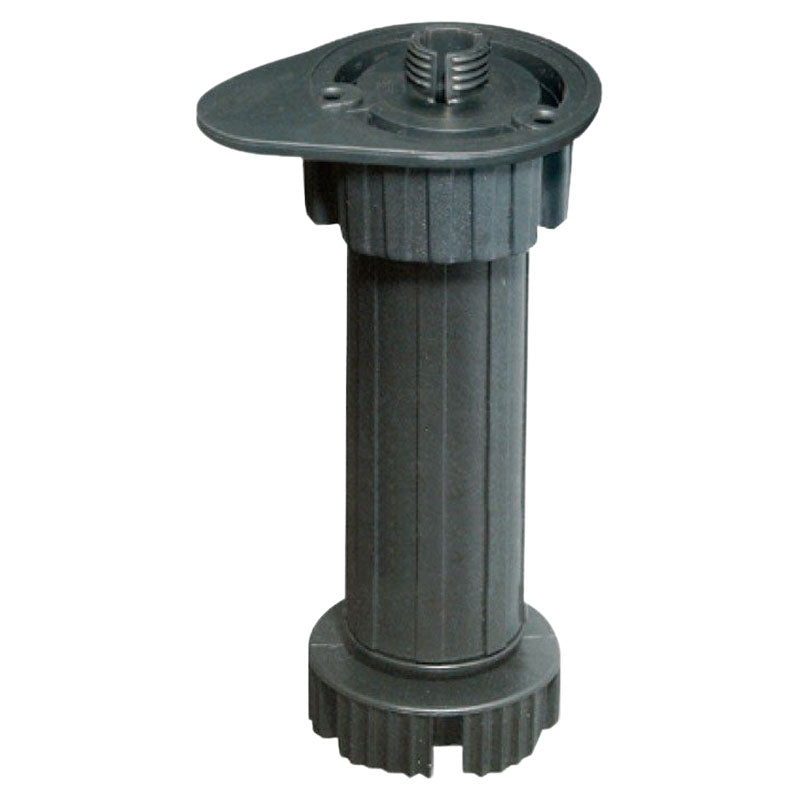 Circular gray plastic foot 1 pc