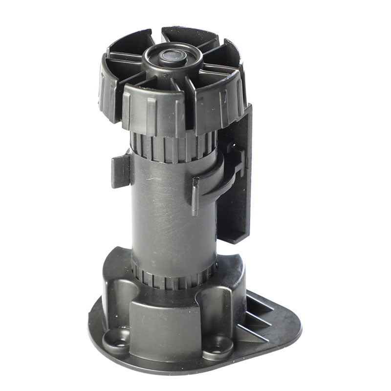 Circular gray plastic foot 1 pc