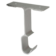 Kit soporte para tubo metal ovalado cromo 1 ud