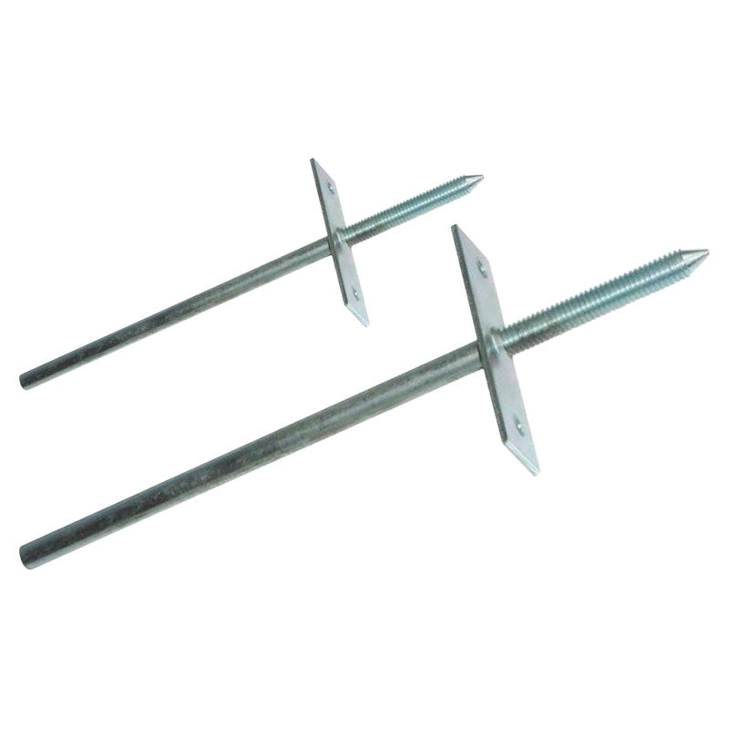 Invisible tubular metal support 12 cm 1 pc