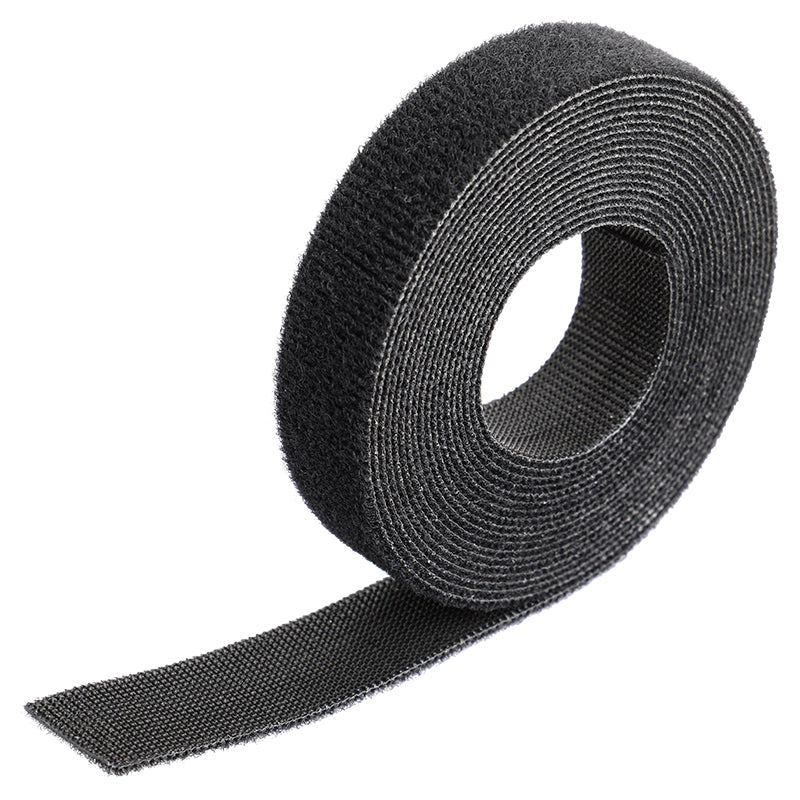 Tira de velcro negro 3,6 m x 3/4" (1,9 cm)
