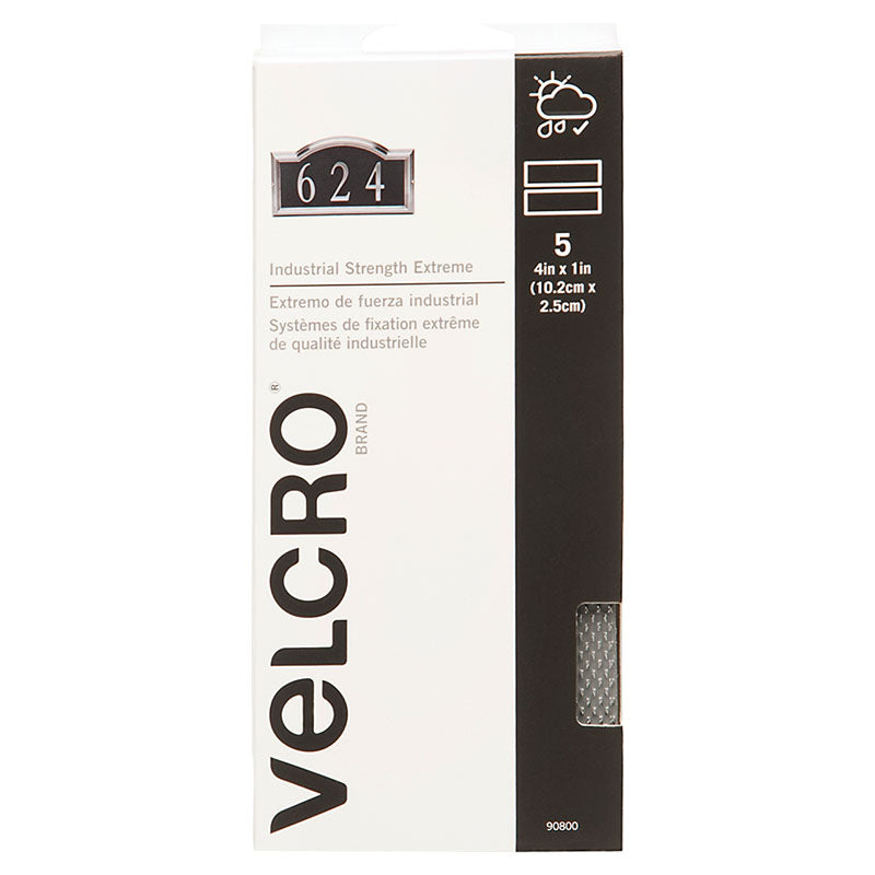 Titanium Extra Strong Velcro Straps 4" x 1" (10.2 x 2.5 cm) 5 pcs