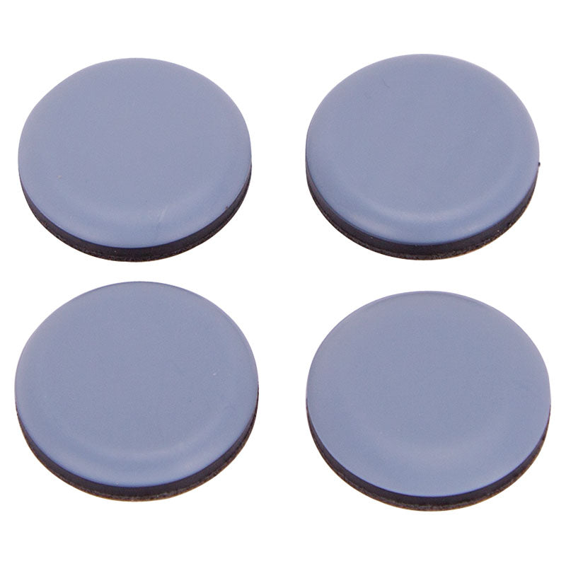 Deslizador almohadilla de plástico adhesivo 1 1/4" 4 uds