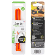 30 cm orange rubber cable organizer