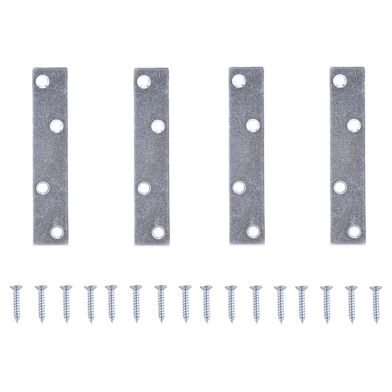 Placa metálica 4" 4 uds