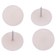 1 1/8" Plastic Glide Pad with Nail 4 pk