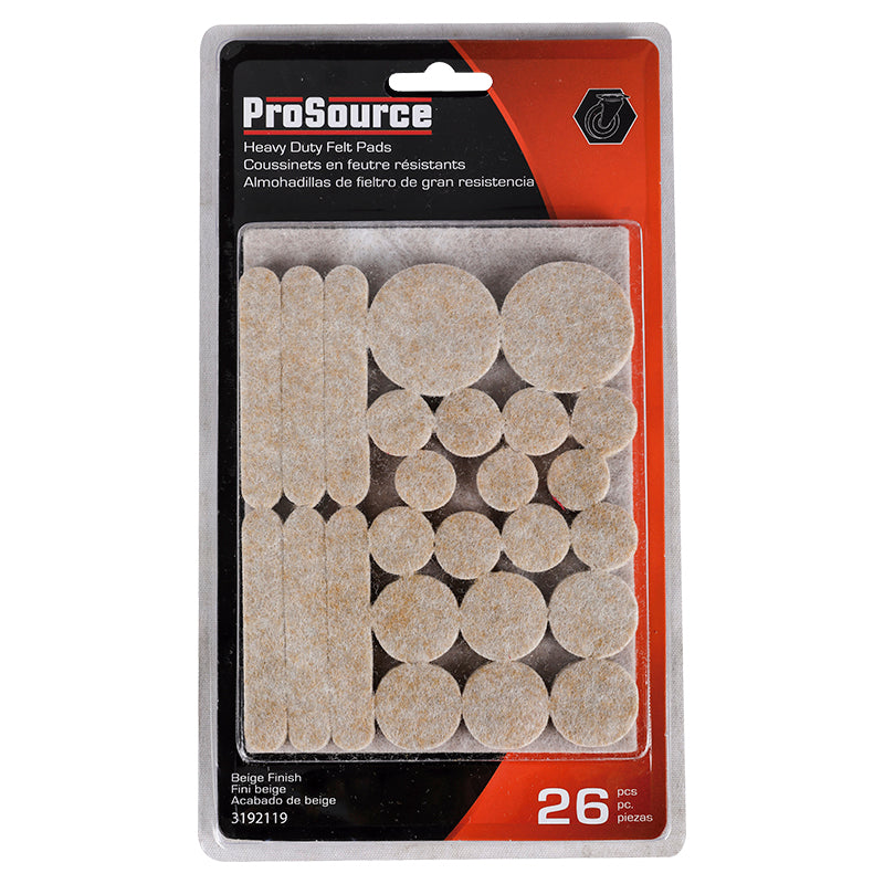 Protector de fieltro para muebles 26 uds