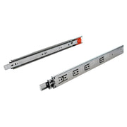 Riel extensión total 45 cm  acero cromo