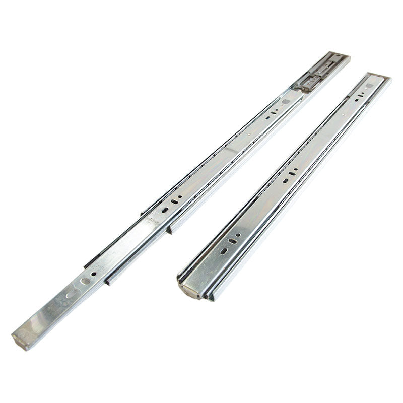 Full extension drawer slide 50 cm chrome steel