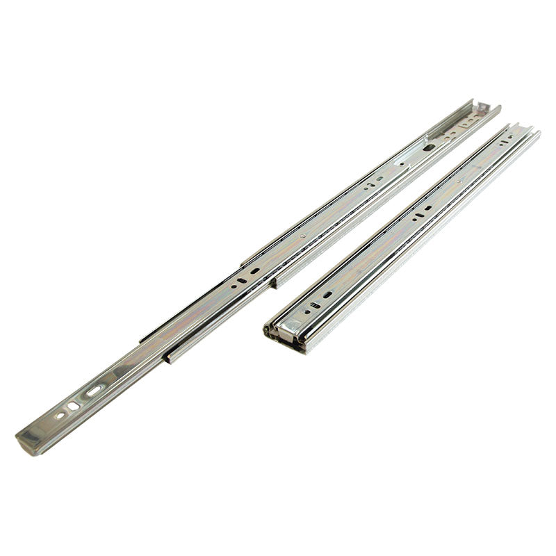 Regular full extension drawer slide 45 cm chrome steel