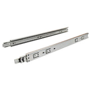 Regular rail total extension 30 cm chrome steel