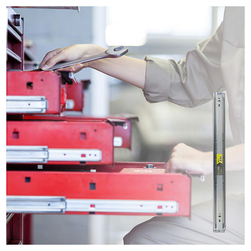 20" Gray Carbon Steel Extension Slide