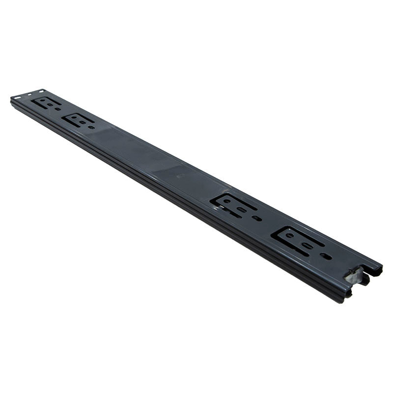 45 cm black galvanized steel extension rail
