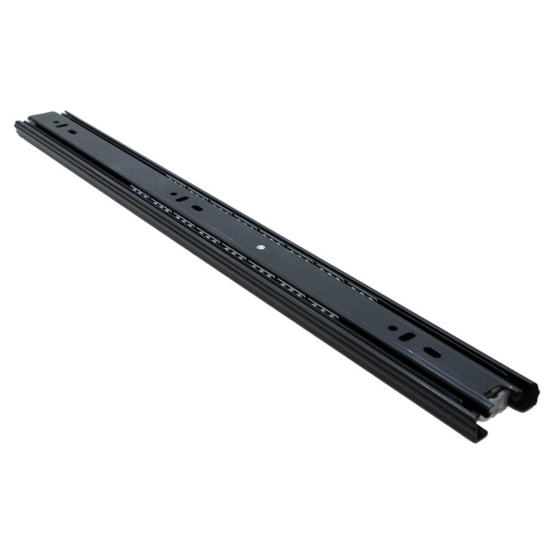 Riel extensión 45 cm acero galvanizado negro