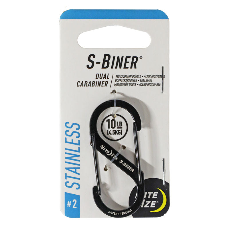 Black carabiner #2 4.5 kg