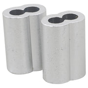 Unión cable 1/4" 2 uds