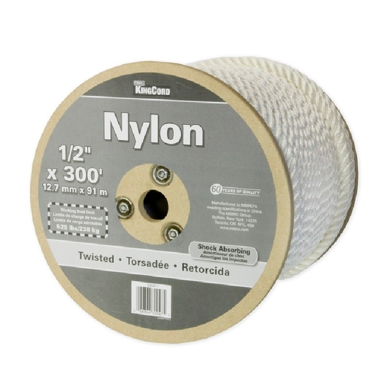 Nylon twisted rope 1/2" (price per meter)