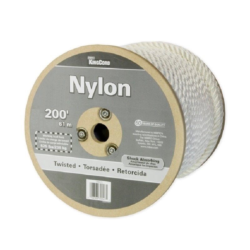 Cuerda de nylon torcida 5/8" (precio por metro)