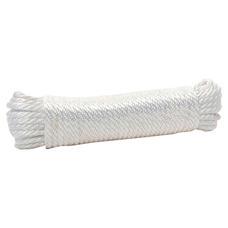 Braided polypropylene rope 1/4" hank 15 m