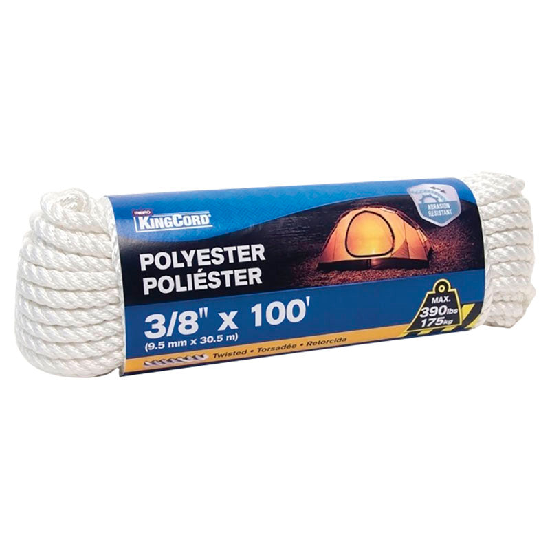 Cuerda de polipropileno torcida 3/8" madeja 30 m