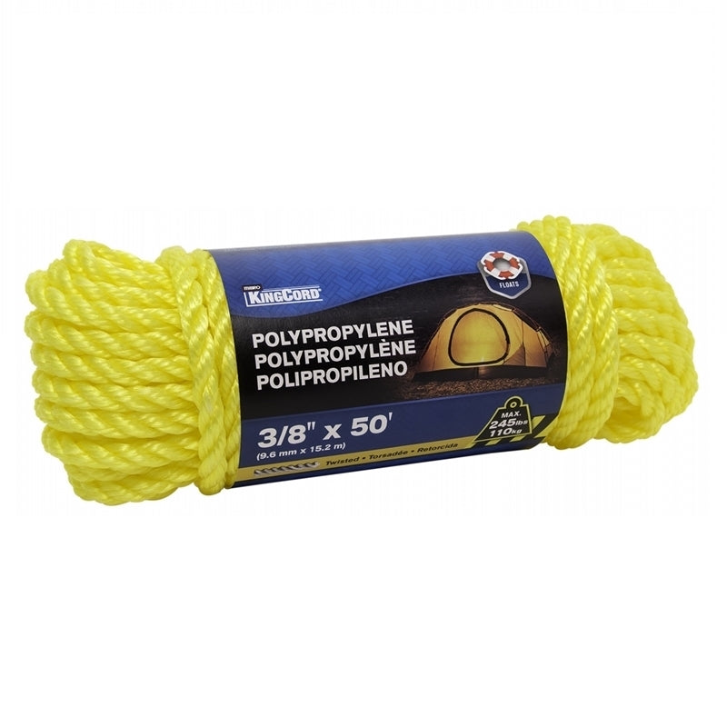 Cuerda de polipropileno torcida 3/8" madeja 15 m