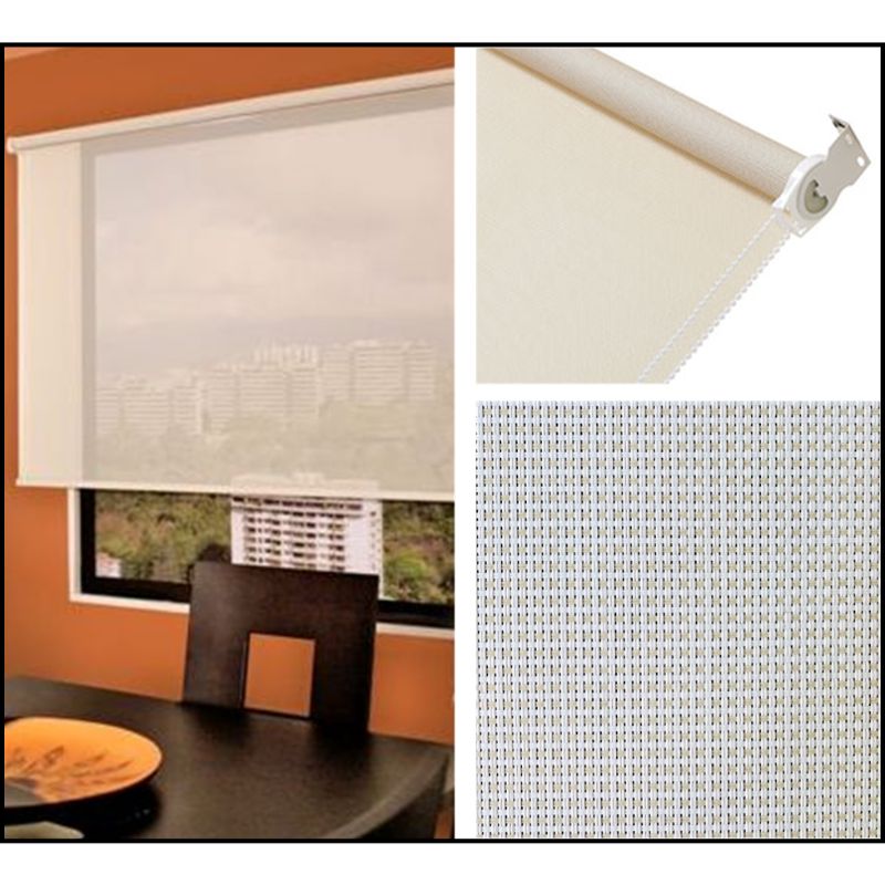 Roller sunscreen 5% 120 x 220 cm champagne