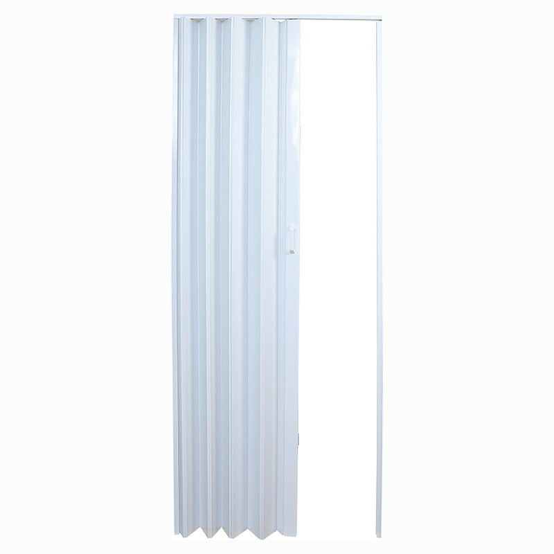 Puerta plegable blanca flexible 90 x 210 cm