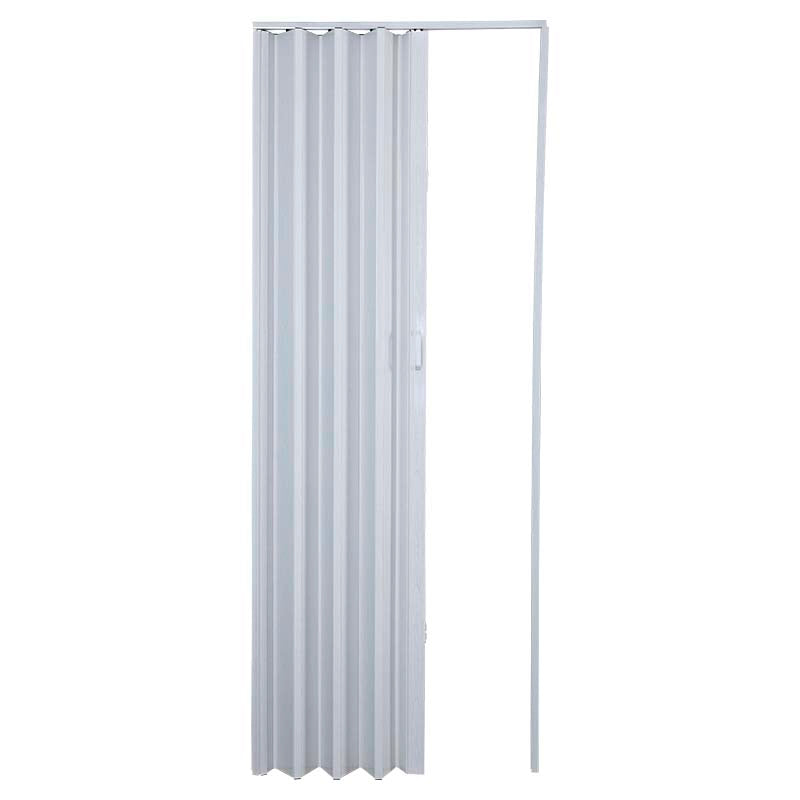 Puerta plegable blanca rígida 85 x 210 cm