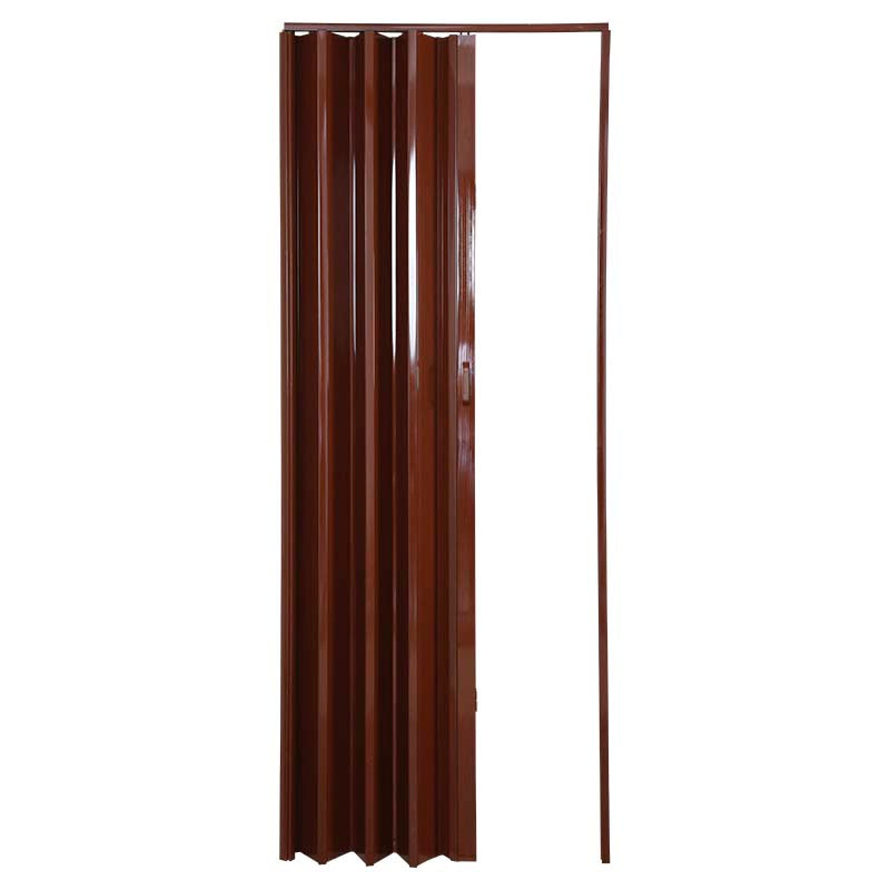 Puerta plegable nogal rígida 85 x 210 cm