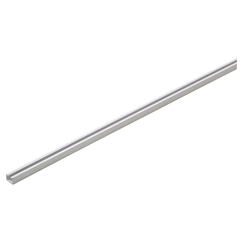 Riel blanco para puerta plegable 210 cm