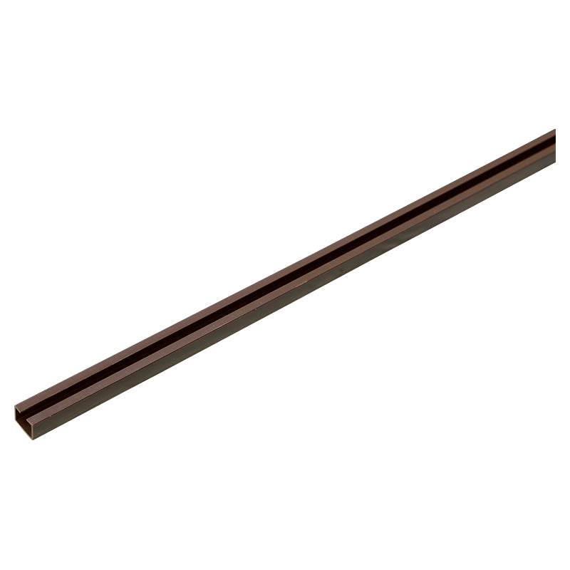 Riel wengué para puerta plegable 210 cm