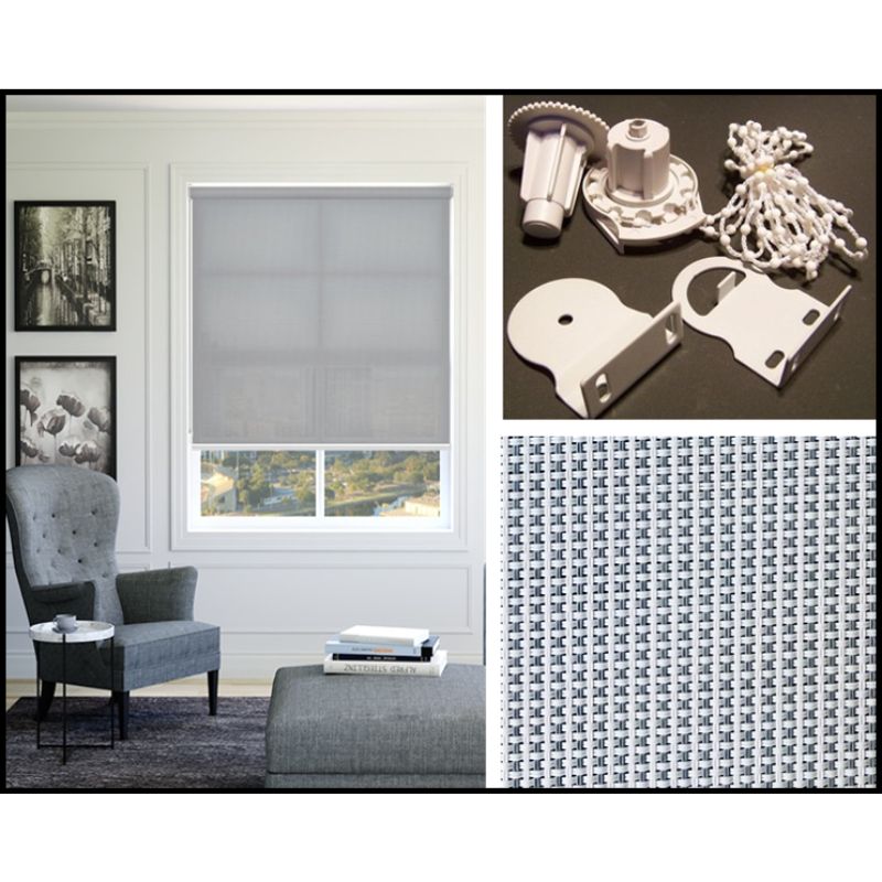 Roller sun screen 5% 150 x 220 cm gris piedra