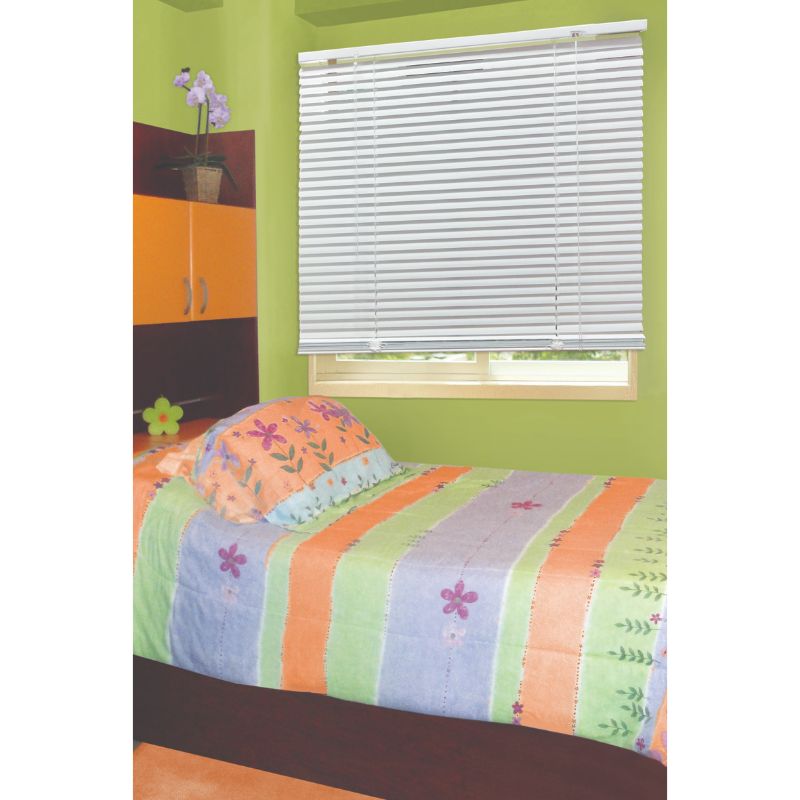 Persiana 1" pvc mini blind 80 x 160 cm blanco