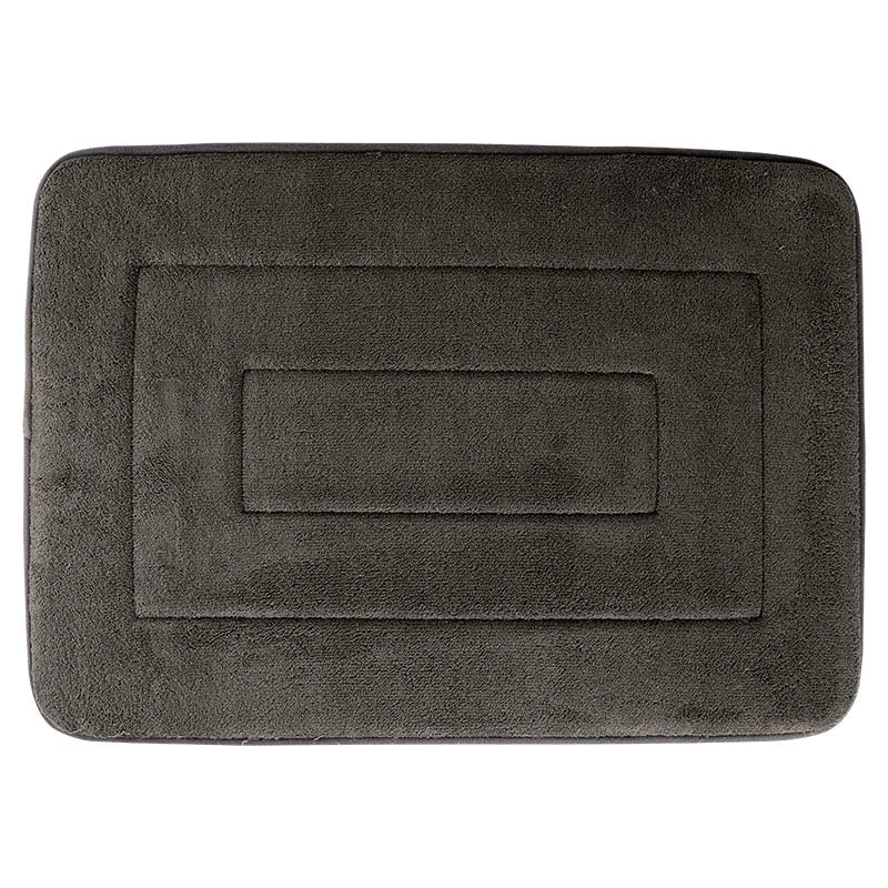 Tapete para baño gris 43 x 61 cm